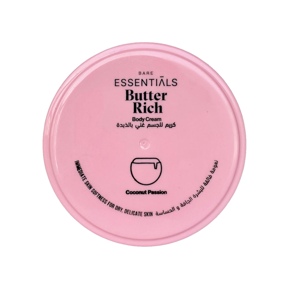 Essentials - Butter Rich Body Cream - Coconut Passion - 125 ML