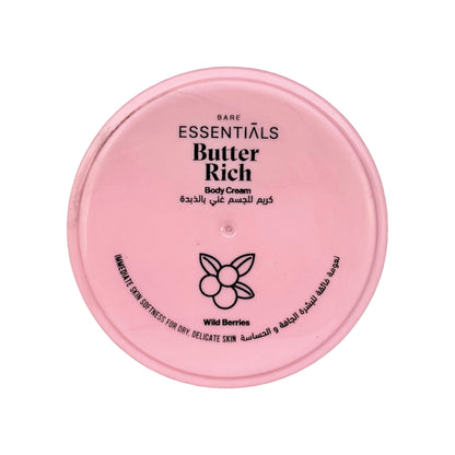 Essentials - Butter Rich Body Cream - Wild Berries - 125 ML
