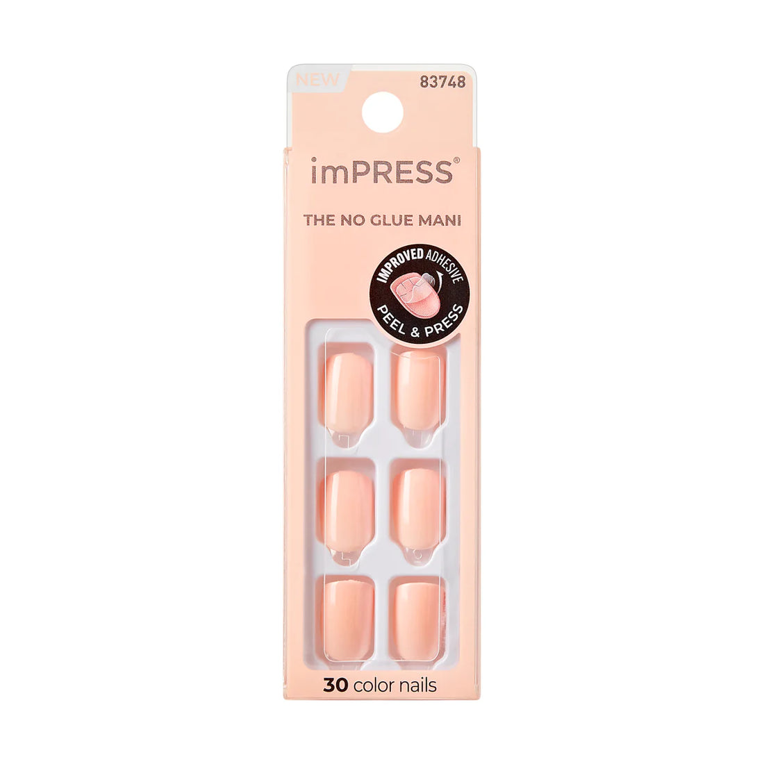 Kiss Impress Color 009 Peevish Pink Nails - 83748