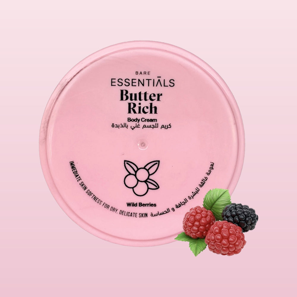 Essentials - Butter Rich Body Cream - Wild Berries - 125 ML