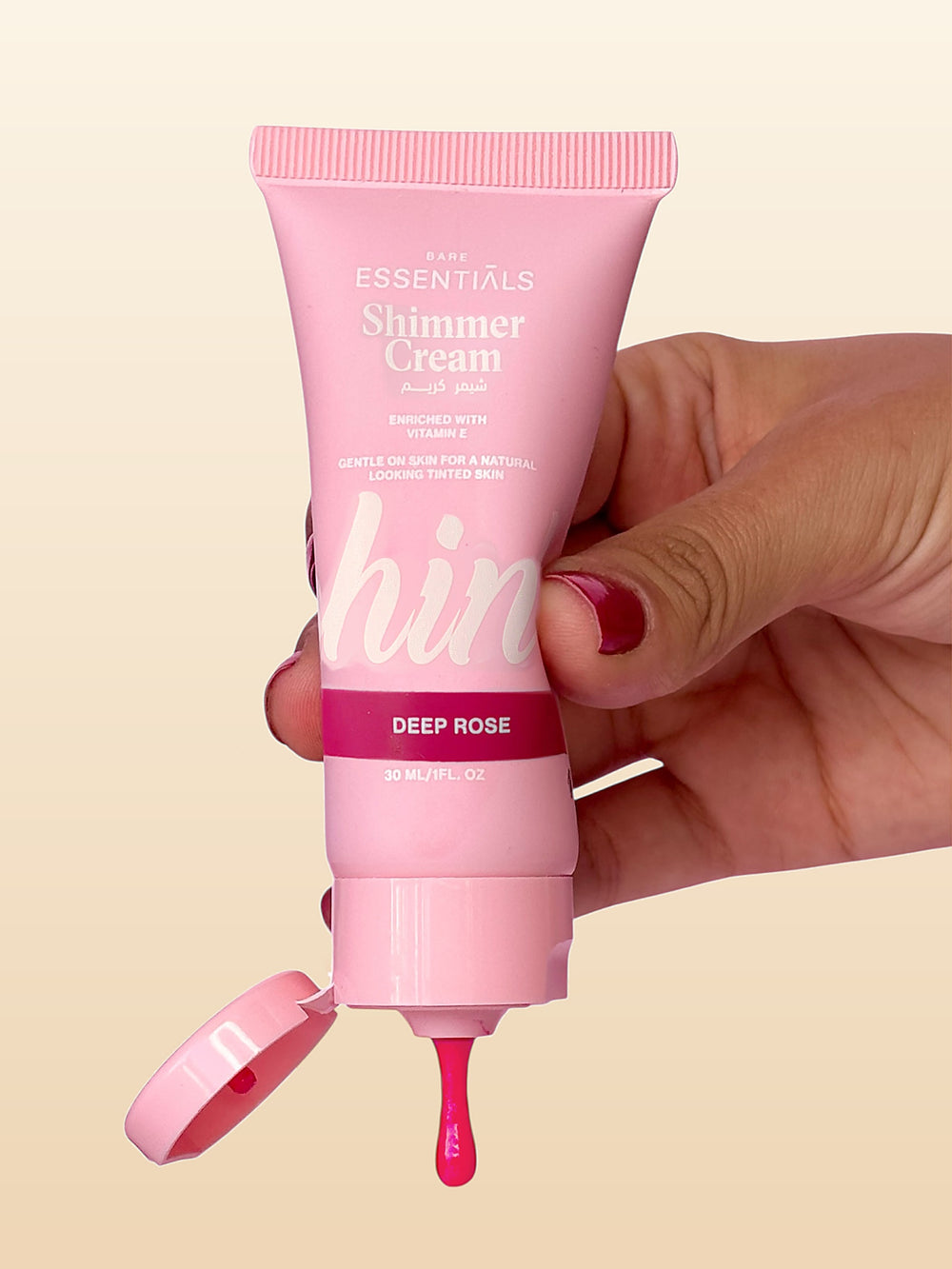 Essentials - Shimmer Cream - Deep Rose (Shine Collection) 30 ML
