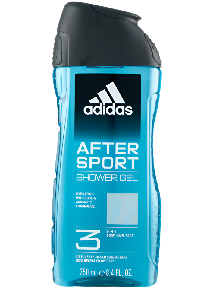 Adidas 3 in 1 After Sport Hydrating Shower Gel – 250ml