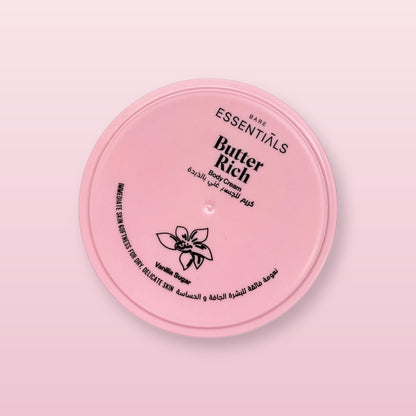 Essentials - Butter Rich Body Cream - vanilla Sugar - 125 ML