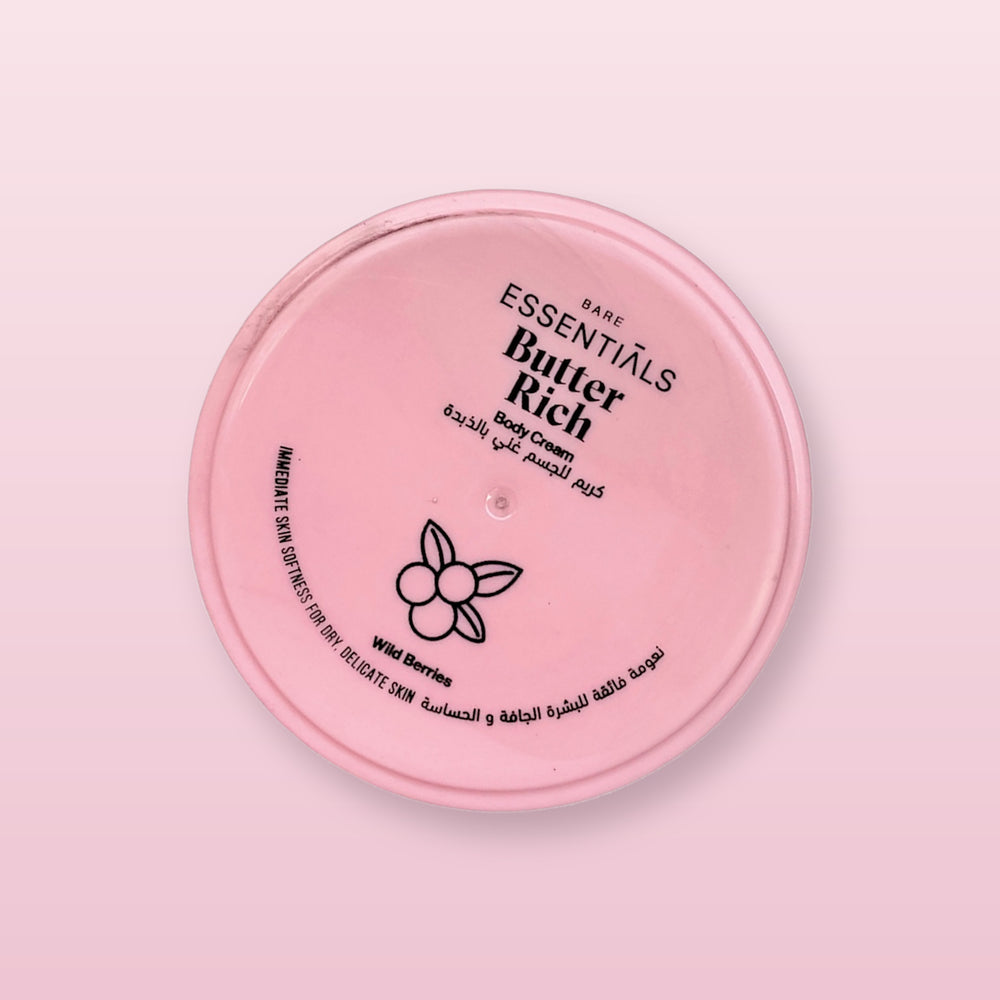 Essentials - Butter Rich Body Cream - Wild Berries - 125 ML