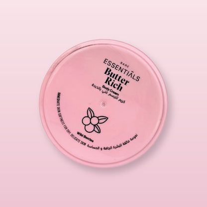 Essentials - Butter Rich Body Cream - Wild Berries - 125 ML