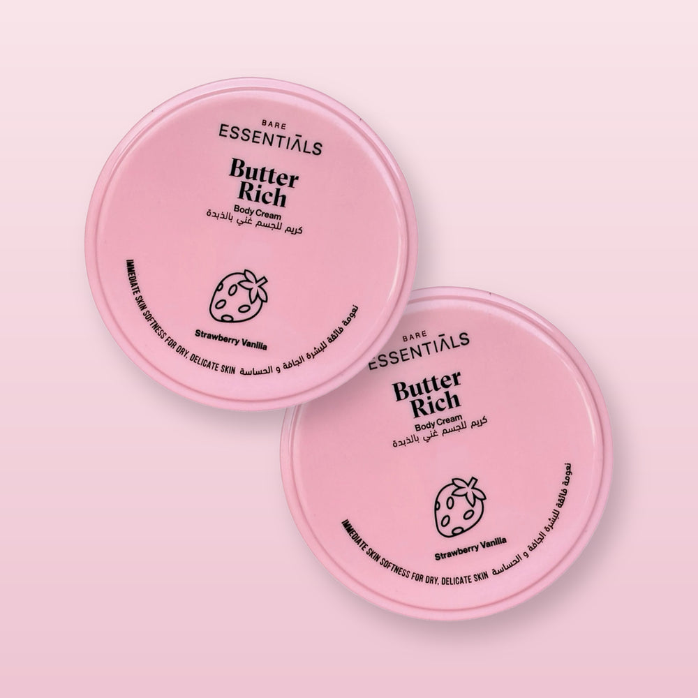 Essentials - Butter Rich Body Cream - Strawberry Vanilla - 125 ML