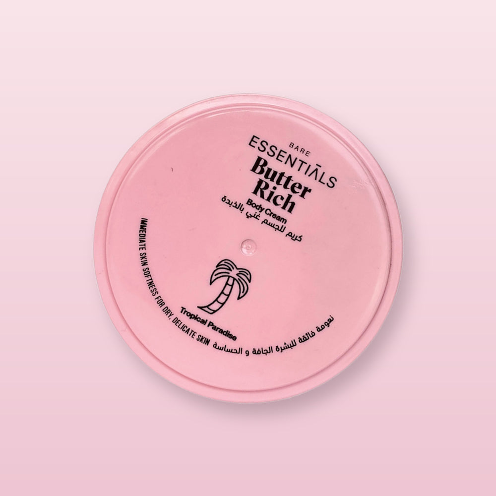 Essentials - Butter Rich Body Cream - Tropical Paradise - 125 ML