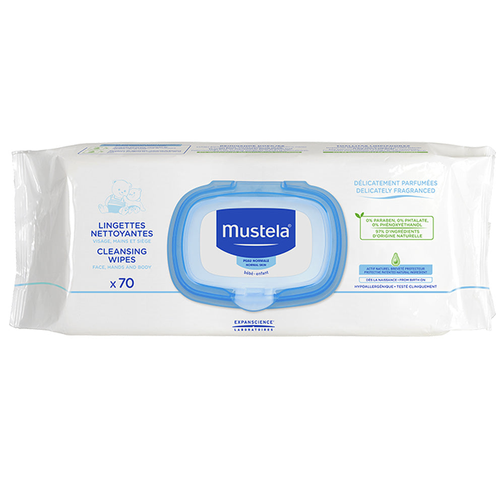 Mustela Dermo Soothing Wipes 70