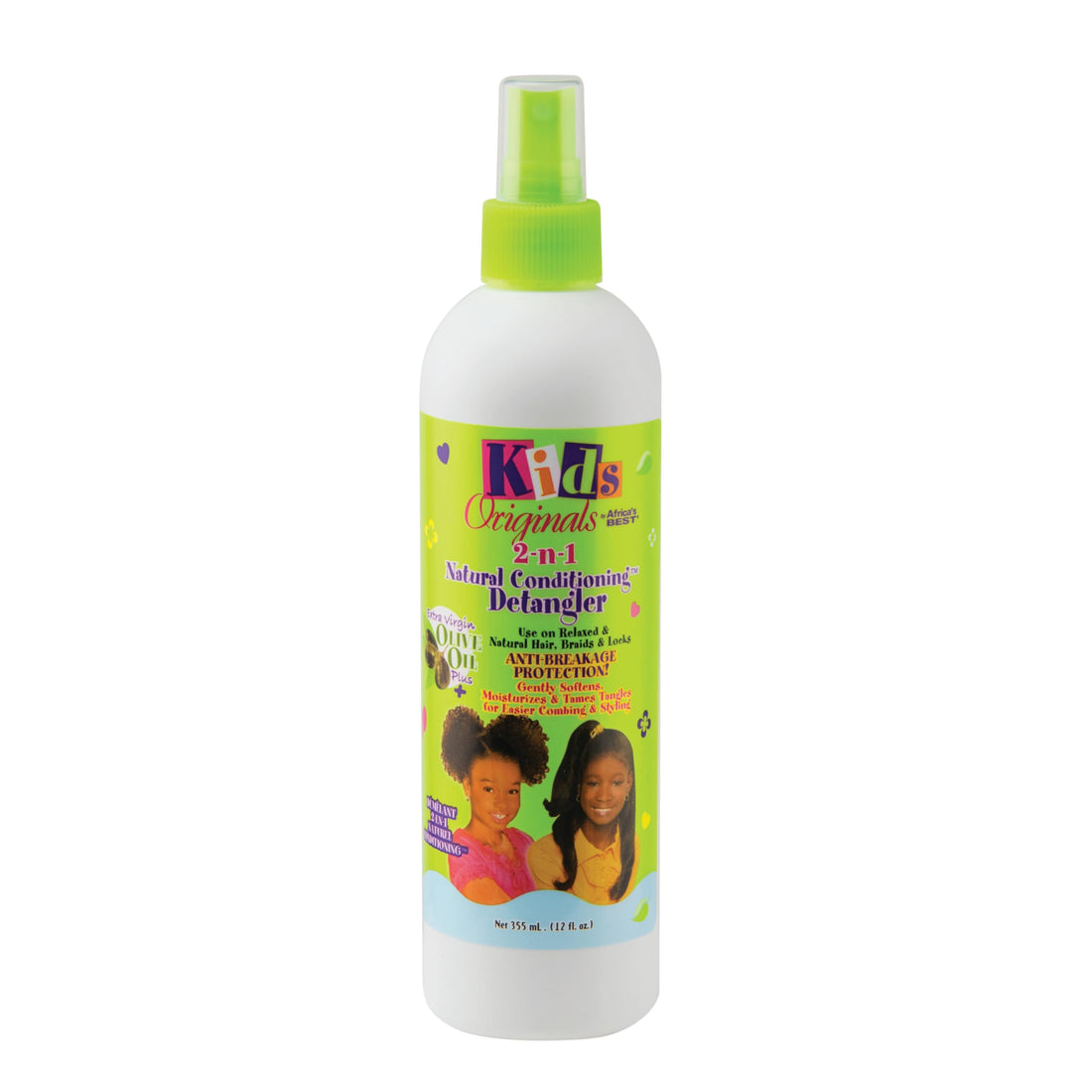 Africas Best 2-N-1 Natural Conditioning Detangler - 355ml