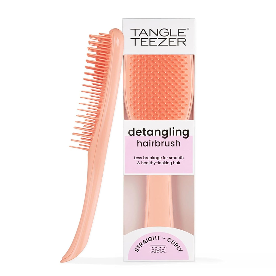 Tangle Teezer The Ultimate Detangler Straight and Curly Regular Detangling Hair Brush - 100g