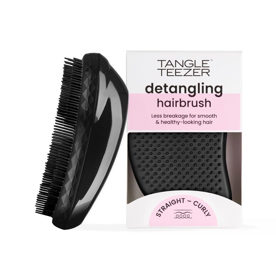 Tangle Teezer The Original Straight and Curly Detangling Hair Brush – Panther Black - 100g