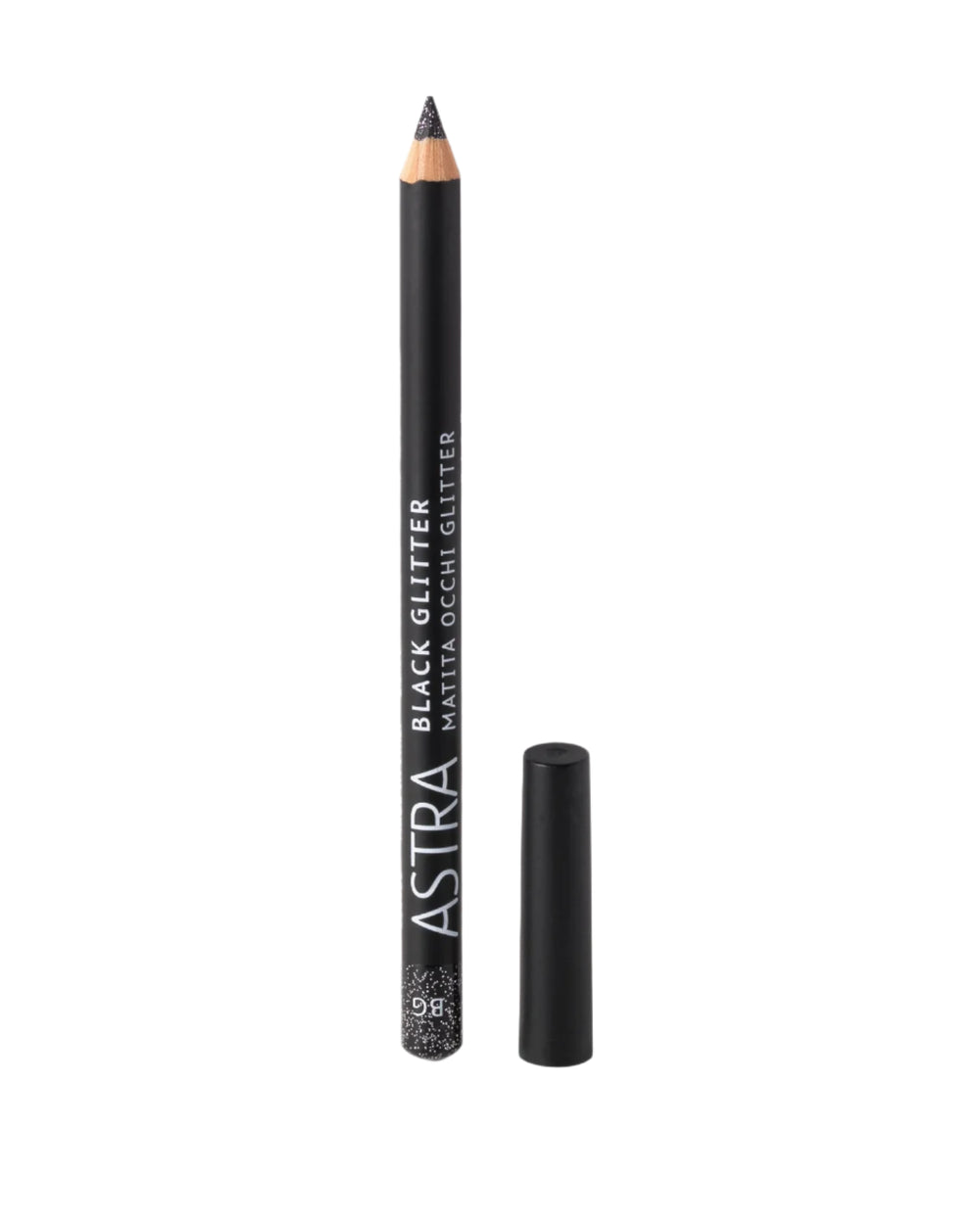 Astra Glitter Eye Pencils - Black