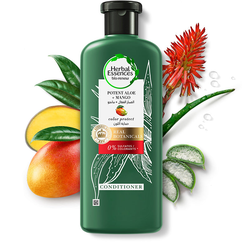 Herbal Essences Potent Aloe + Mango Conditioner - 400ml