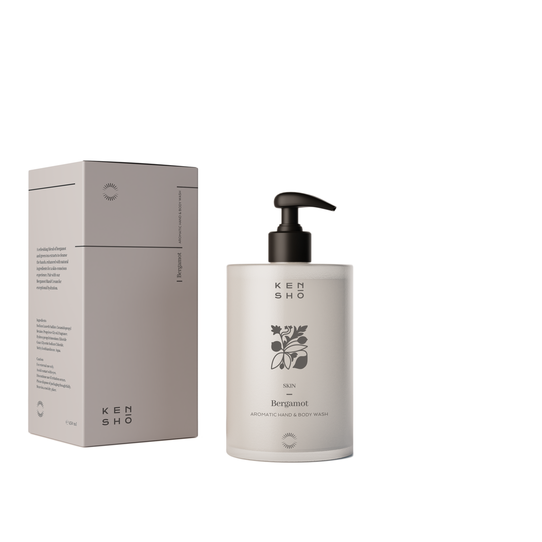 Kensho Bergamot Aromatic Hand & Body Wash 450ml