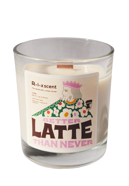 Relaxscent Better Latte Than Never Wooden Wick 250 ml