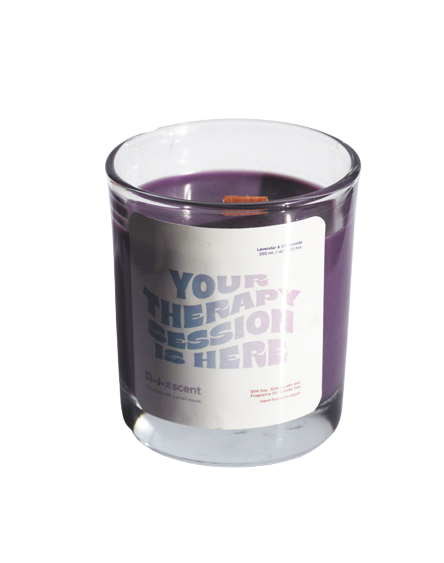 Relaxscent Your Therapy Session Is Here wooden wick 250 ml