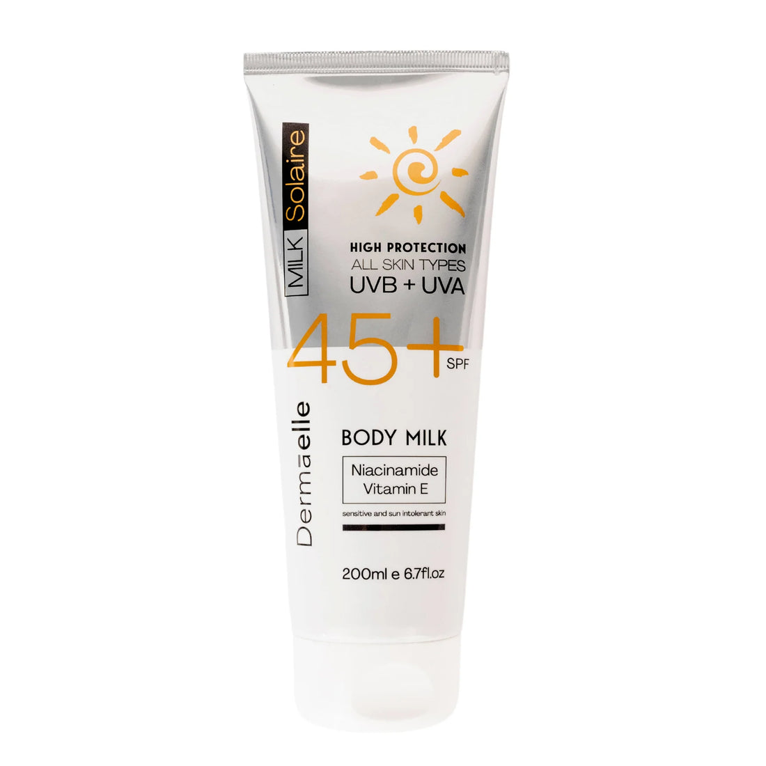 Dermaelle Milk Solaire SPF 45+ Body Milk - 200ml