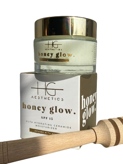 HG Aethetics Honey Glow Ceramide Face Moisturizer SPF15 50ml