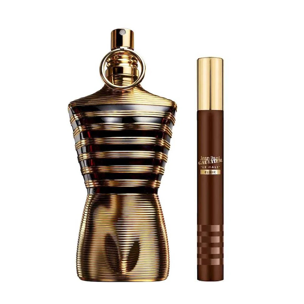 Jean Paul Gaultier Le Male Elixir Parfum For Men Gift Set -200ml