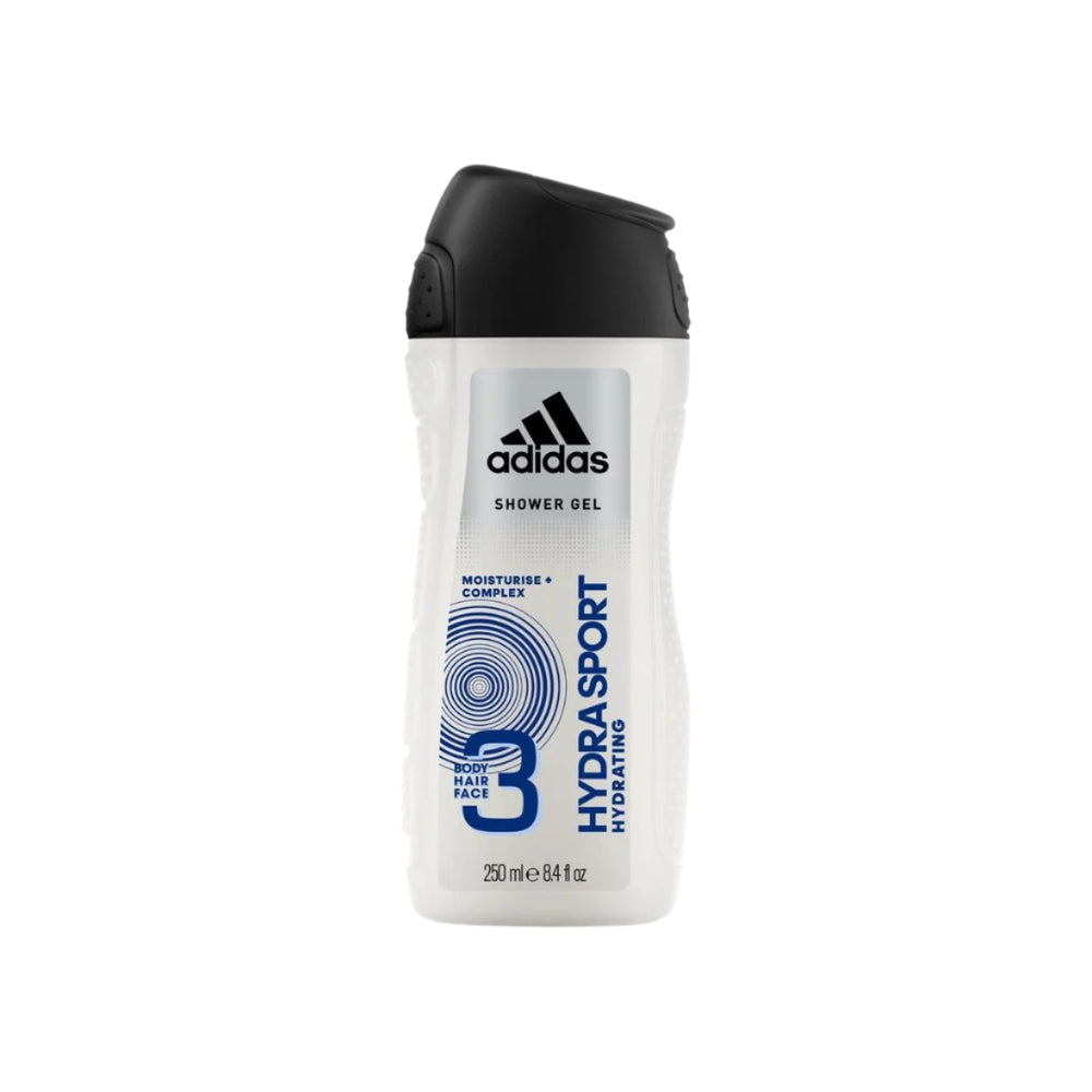 Adidas 3 In 1 Hydra Sport Hydrating Shower Gel – 250ml