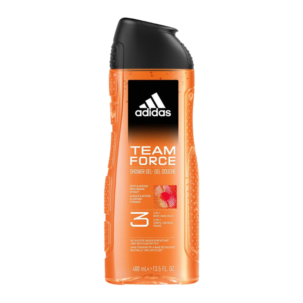 Adidas 3 In 1 Team Force Shower Gel - 250ml