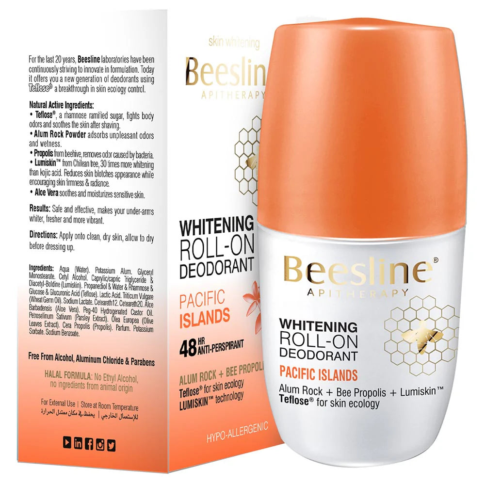 Beesline Whitening Pacific Island Roll-On Deodorant - 50ml