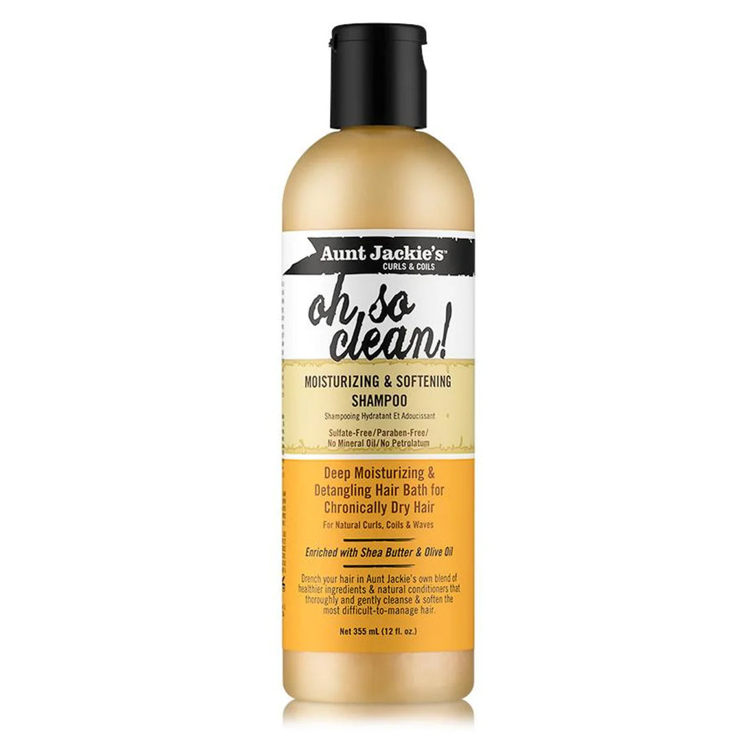 Aunt Jackies Oh So Clean Moisturizing & Softening Shampoo - 355ml