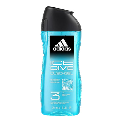 Adidas 3 In 1 Ice Dive Refreshing Shower Gel - 250ml