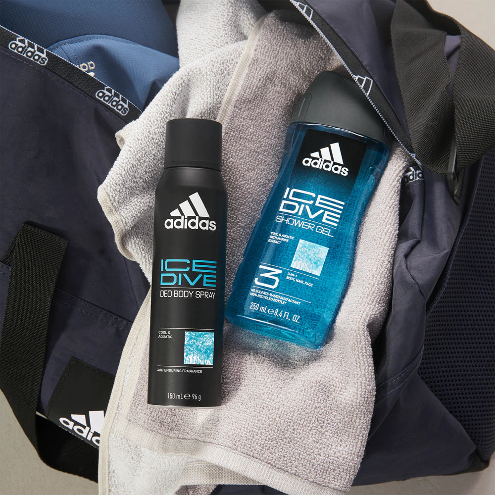 Adidas 3 In 1 Ice Dive Refreshing Shower Gel - 250ml