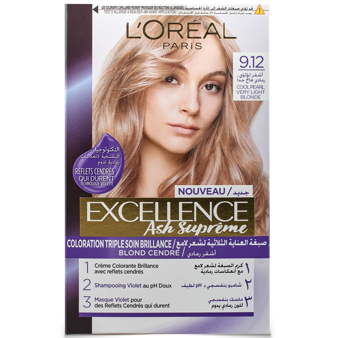 Excellence Crème 9.12 Ash Cool Pearl Very Light Blonde