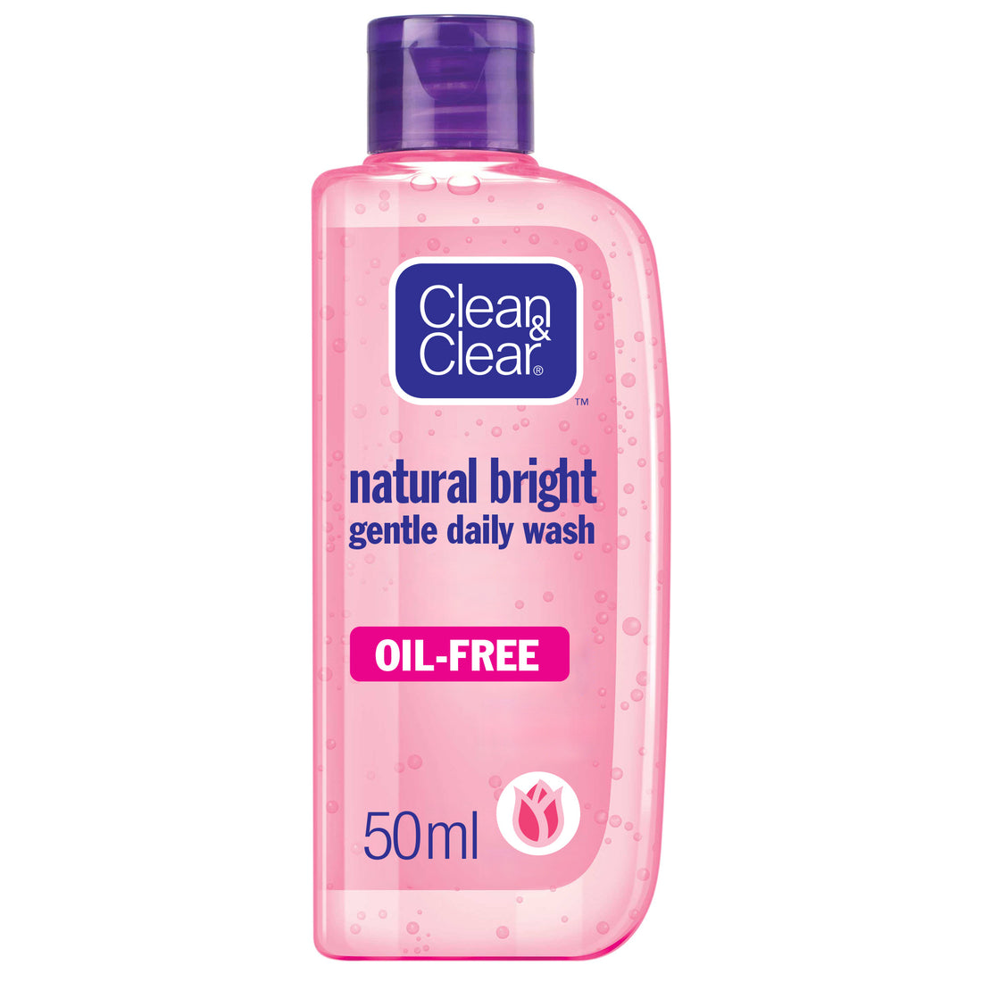 CLEAN &amp; CLEAR Daily Face Wash, Natural Bright, 50ml