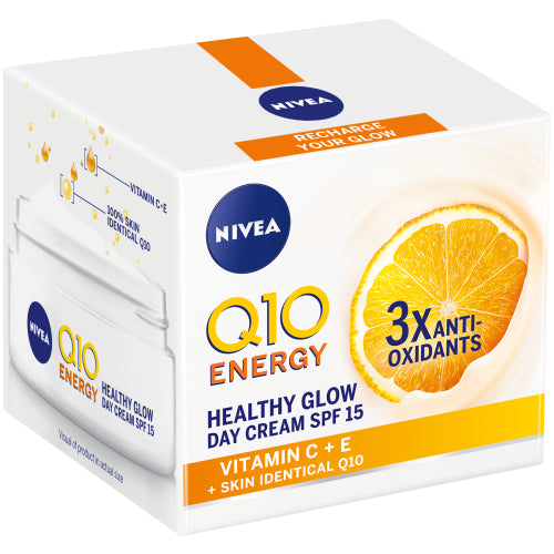 Nivea NFC Q10 Day Crème SPF15 50ml ENERGY JAR