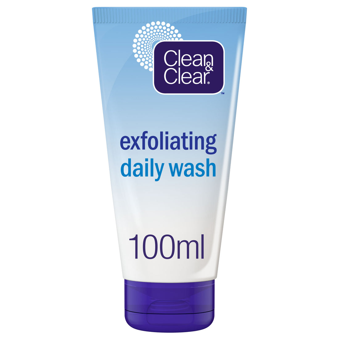 CLEAN &amp; CLEAR Daily face Wash, Exfoliating, 100ml