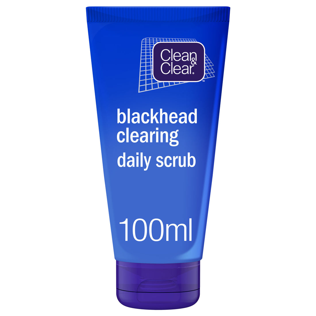 CLEAN &amp; CLEAR Daily Face Scrub, Blackhead Clearing, 100ml