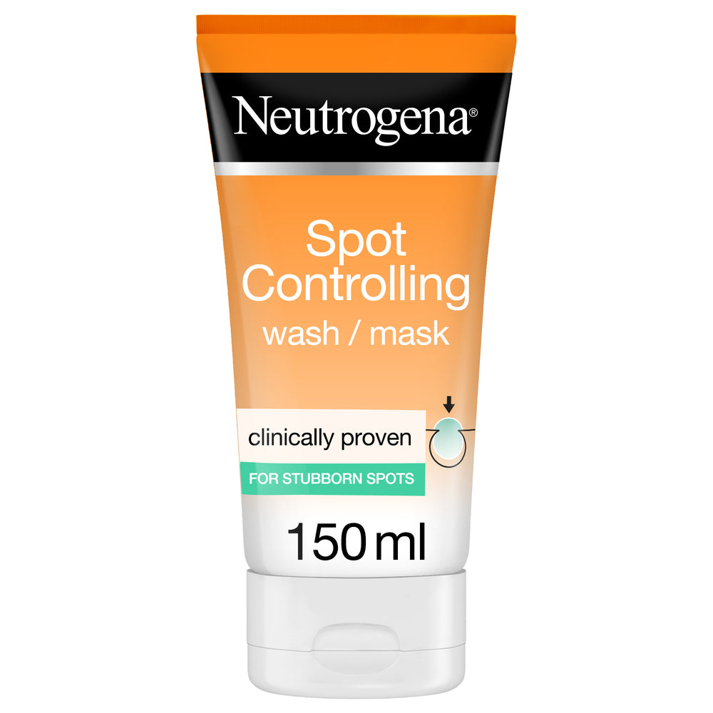 Neutrogena, Facial Wash, Visibly Clear, 2-in-1 Wash Mask, 150ml