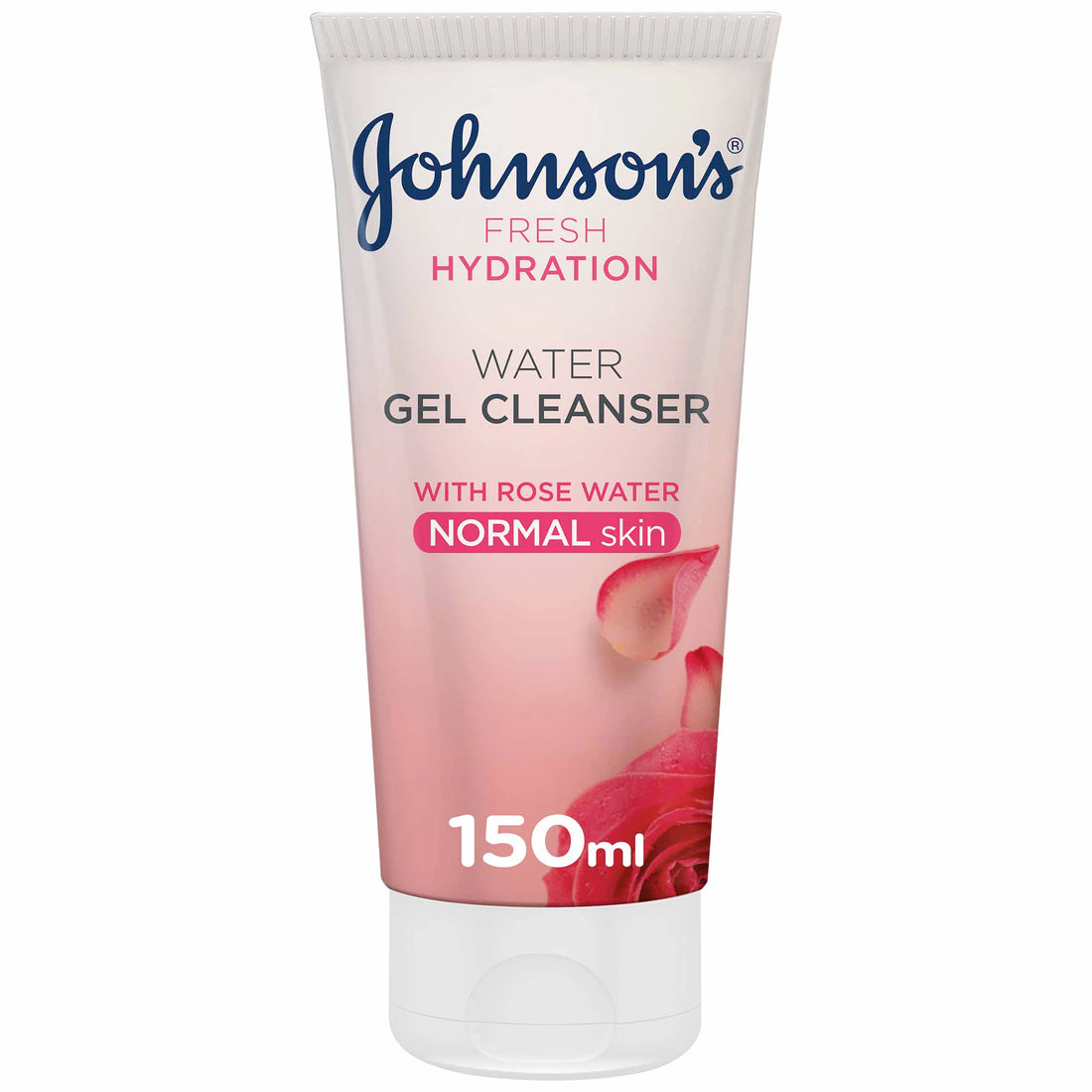 JOHNSON’S Face Cleanser, Fresh Hydration, Water Gel Cleanser, Normal Skin, 150ml