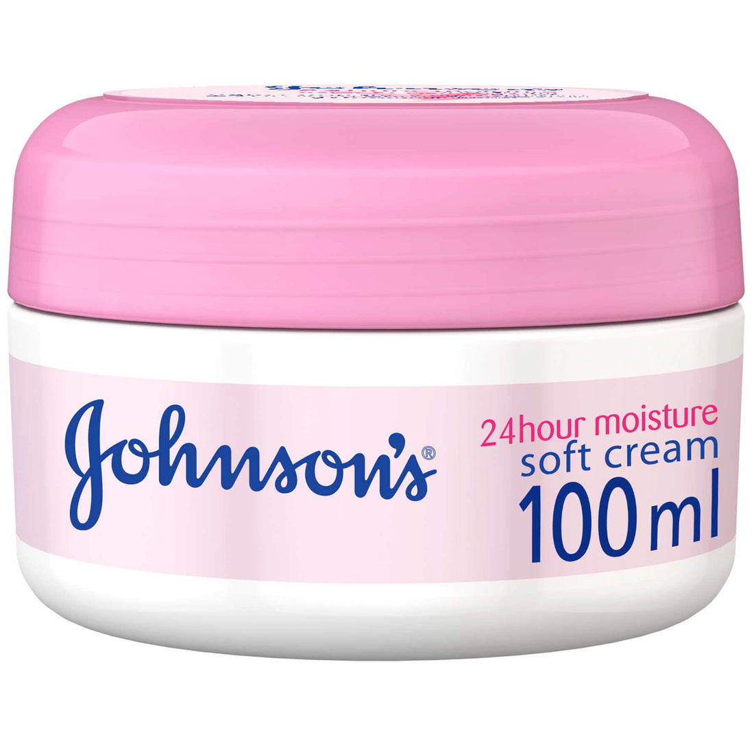 JOHNSON’S Body Cream, 24 HOUR Moisture, Soft, 100ml