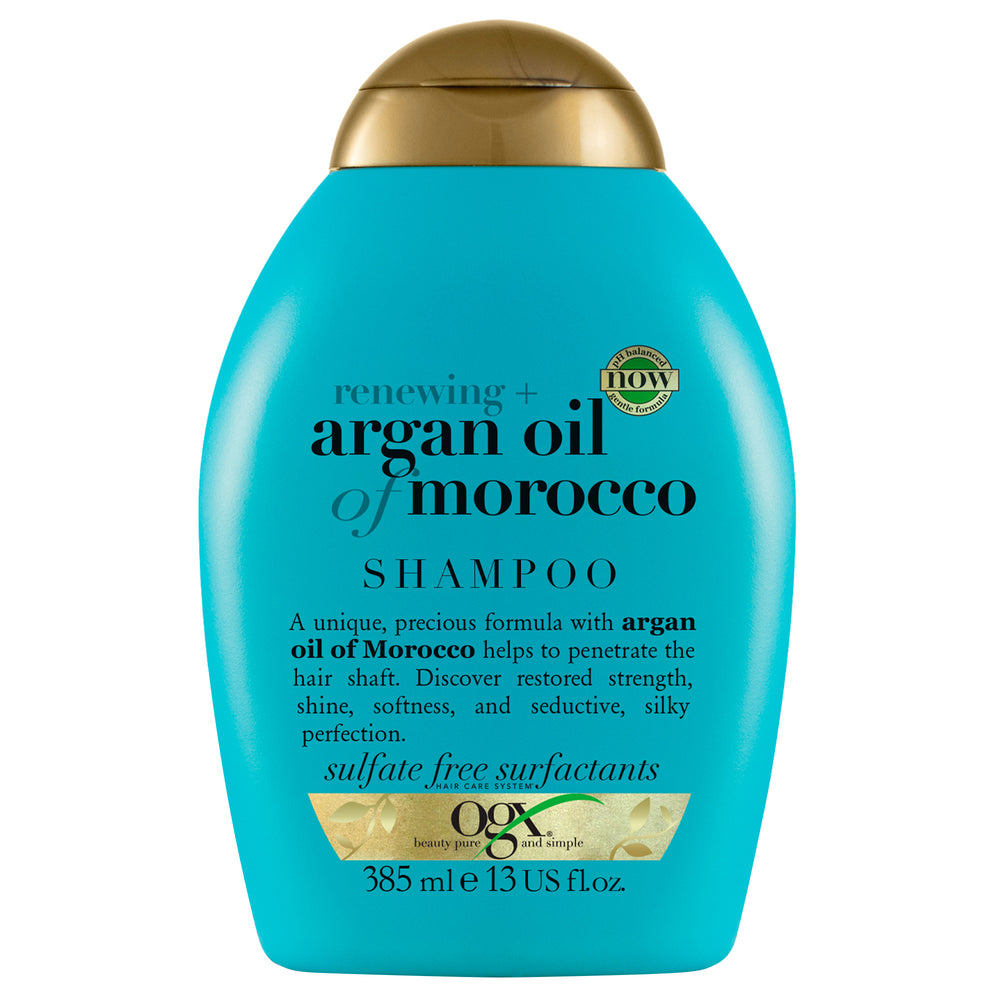 OGX, Shampoo, Renewing+ Argan Oil of Morocco, New Gentle and PH Balanced Formula, 385ml