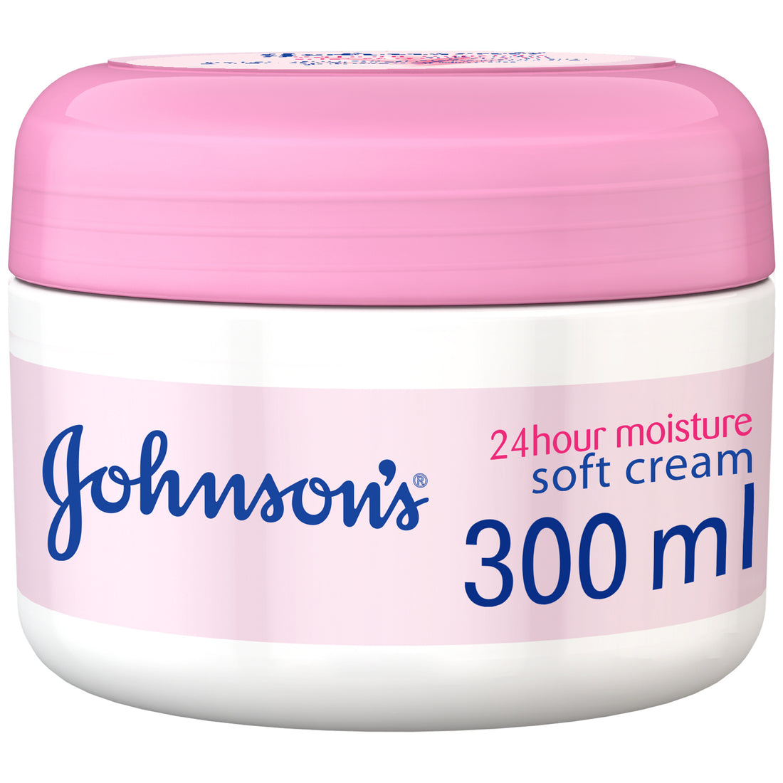 JOHNSON’S Body Cream, 24 HOUR Moisture, Soft, 300ml