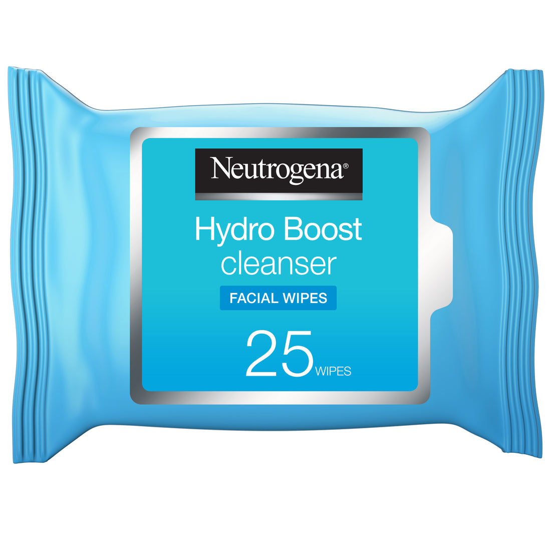 Neutrogena, Makeup Remover Wipes, Hydro Boost Cleansing, Face, Pack of 25 wipes
