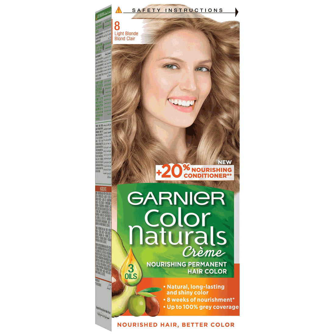 Garnier Color Naturals 8.0 Light Blonde