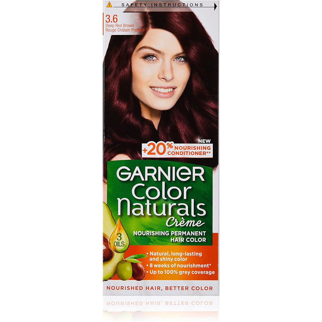 Garnier Color Naturals 3.6 Deep Red Brown