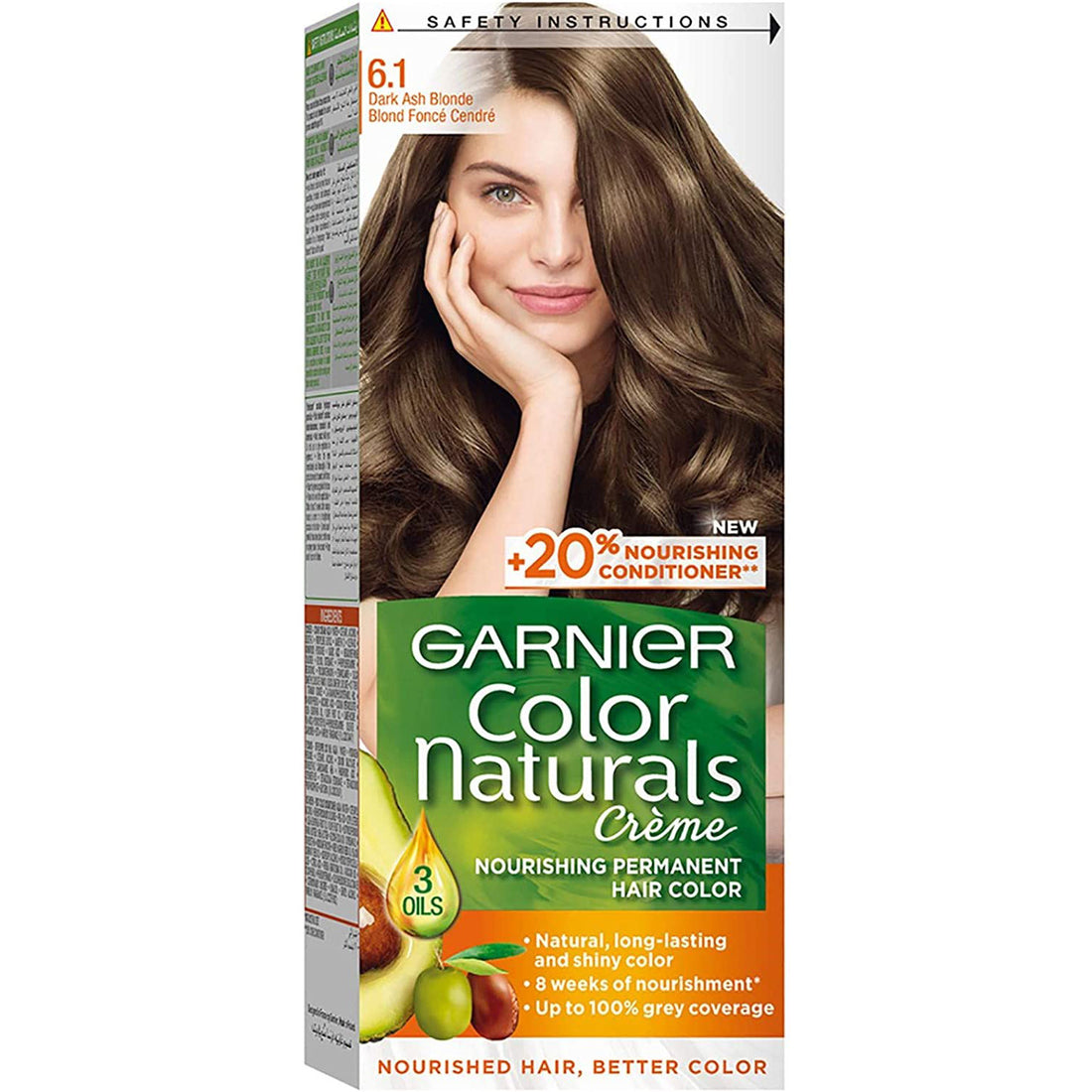 Garnier Color Naturals 6.1 Dark Ash Blonde