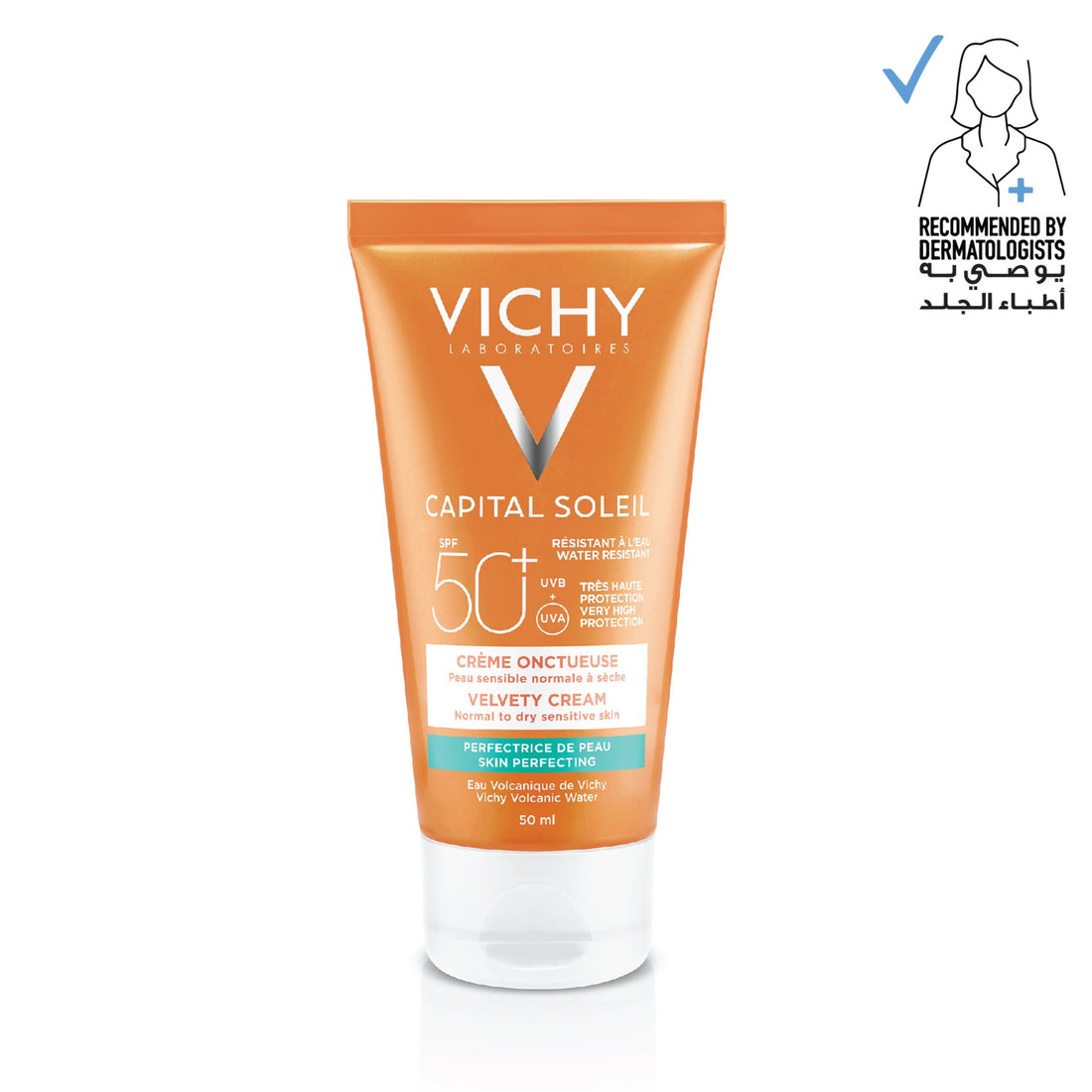 Vichy Capital Soleil Velvety Sunscreen for Normal to Combination Skin SPF 50+ 50ml