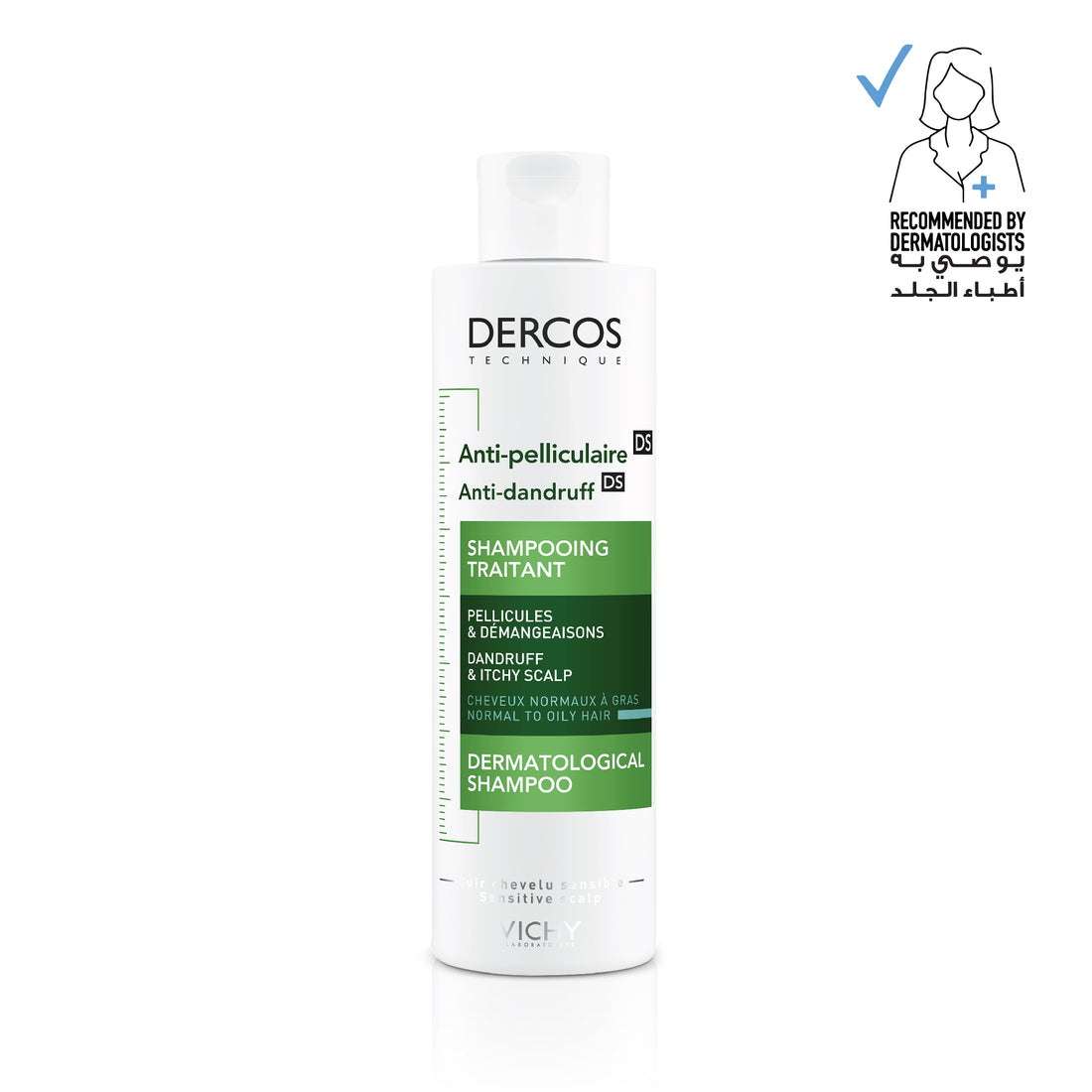 Vichy Dercos Anti Dandruff Shampoo for Normal to Oily Hair 200ml