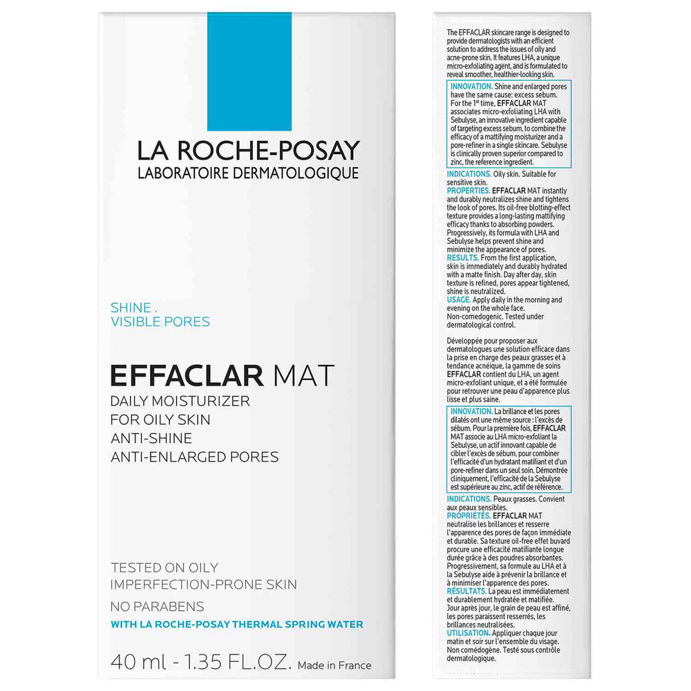 La Roche-Posay Effaclar MAT Mattifying Moistruizer for Oily Skin 40ml