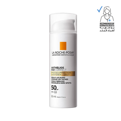 La Roche-Posay Anthelios Age Correct SPF50+ Anti Ageing Invisible Sunscreen with Niacinamide 50ml