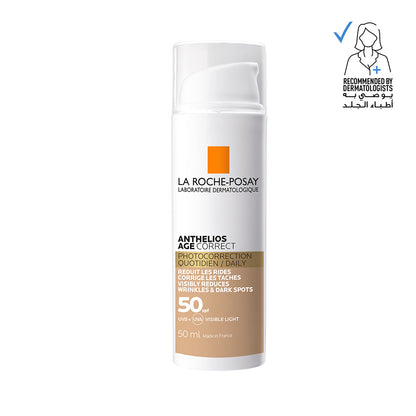 La Roche-Posay Anthelios Age Correct SPF50+ Anti Ageing Tinted Sunscreen with Niacinamide 50ml
