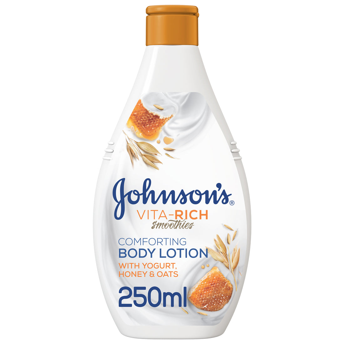 JOHNSON’S Body Lotion - Vita-Rich, Smoothies, Comforting, Yogurt, Honey &amp; Oats, 250ml