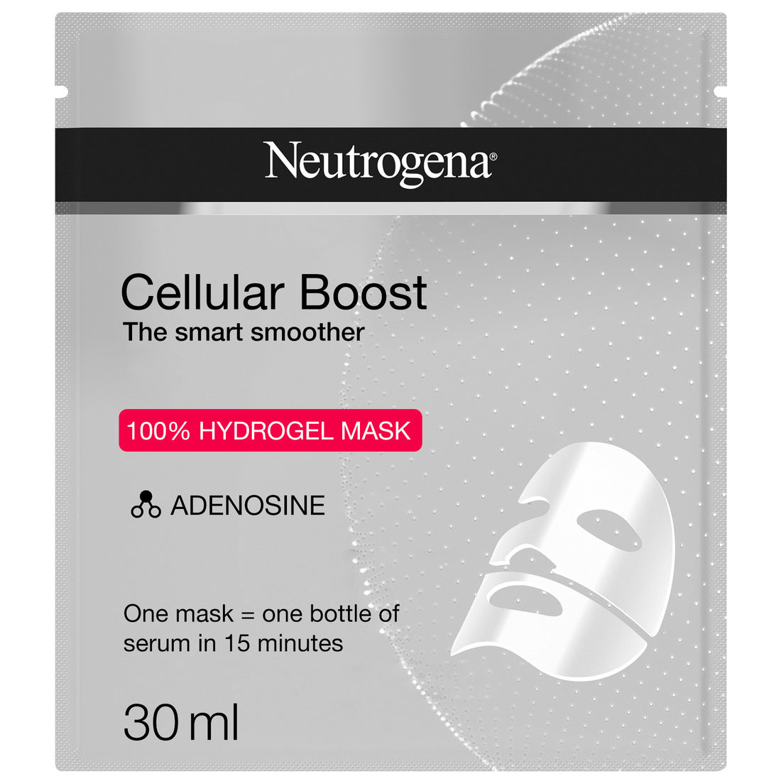 Neutrogena Face Mask Sheet, Cellular Boost, The Smart Smoother, 30ml